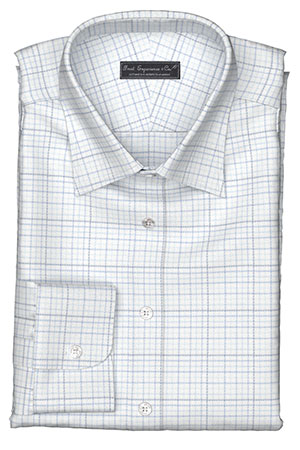 EZ Care サックス＆ネイビー チェック(Y101546)NEW