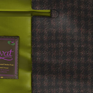 Lovat The Holm Tweed ブラウン チェック(KG101802)