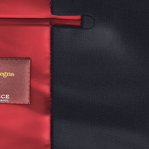 ZEGNA ISLAND FLEECEネイビー 無地(AR102098)