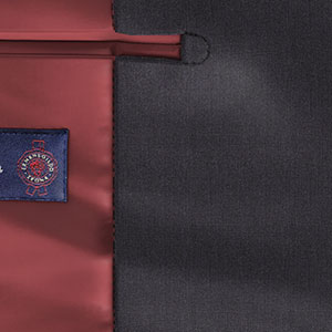 Zegna Trofeo600 ネイビー シルク混無地(AK102141)