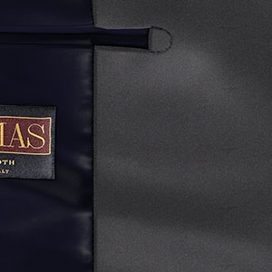 E.THOMAS GIZA COTTON ネイビー ツイル(AK102182)