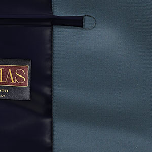 E.THOMAS GIZA COTTON ブルー ツイル(AK102183)