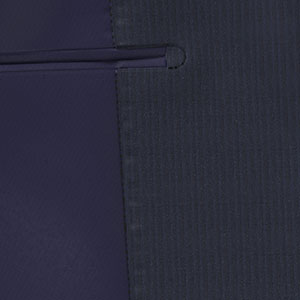 TAILORED WOOL ブライトネイビー＆ブルー ストライプ(MK102195)