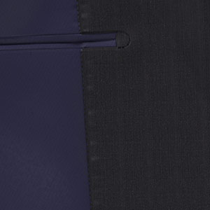 TAILORED WOOL ネイビー シャドー ストライプ(MK102197)