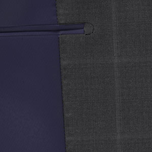 TAILORED WOOL グレー ウインドウペン(MK102200)
