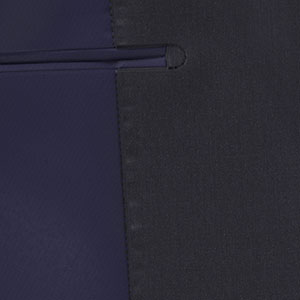 TAILORED WOOL ネイビー無地(MK102207)
