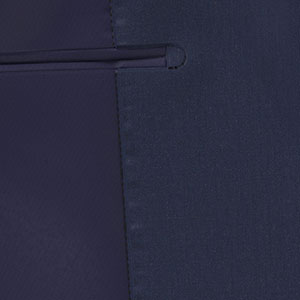 TAILORED WOOL ブルー無地(MK102208)