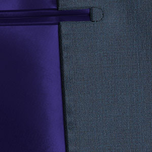 BASIC SELECTION STRECH ブルー ピンヘッド(AK102287)