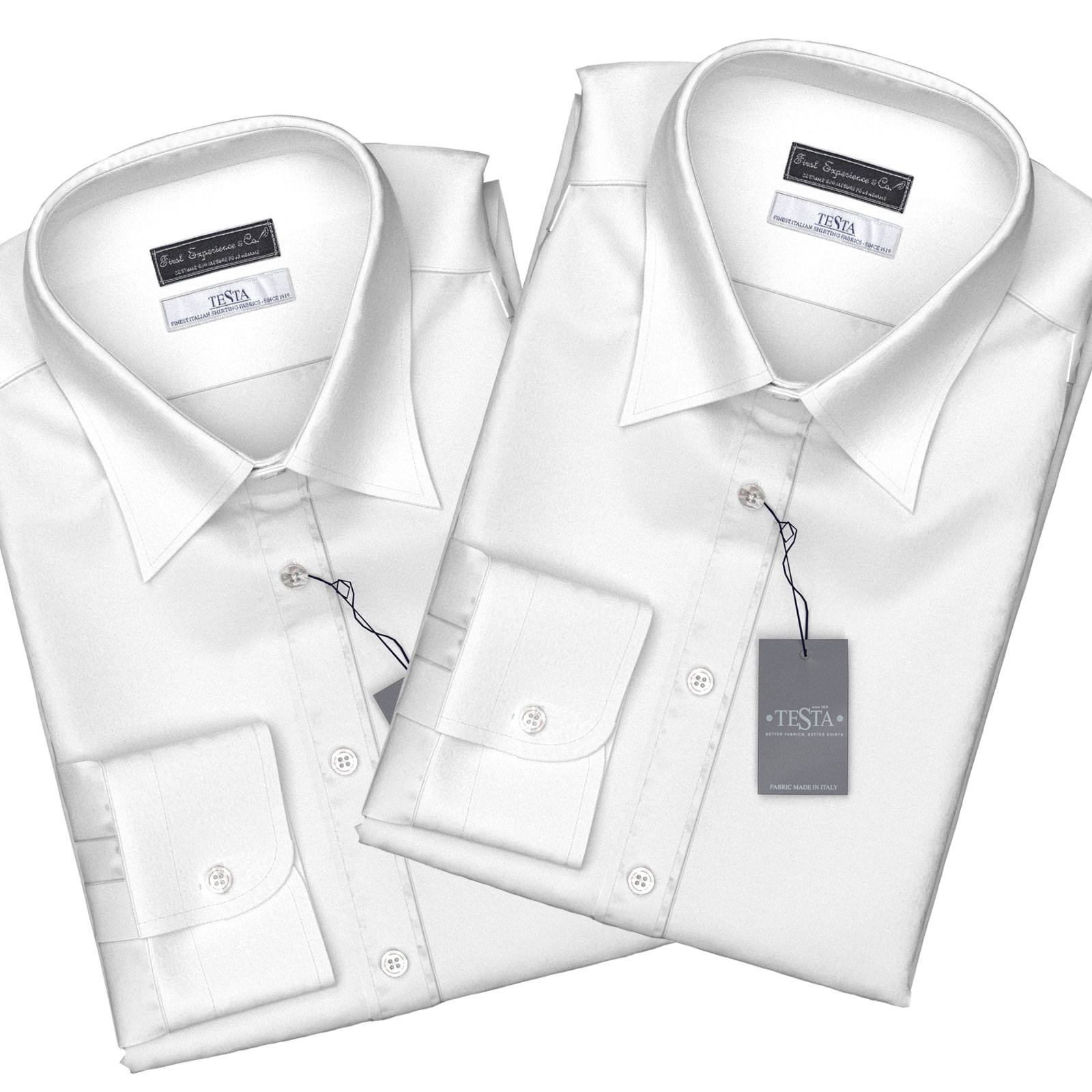 【2BUY】TESTA ホワイト ストレッチ ブロード(PN-100407)
