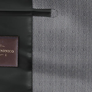 CANONICO シルク混 ヘリンボーン ALL SEASON(AK102569)