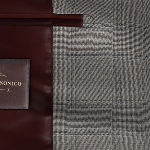 CANONICO グレー グレンチェック(MK102571)