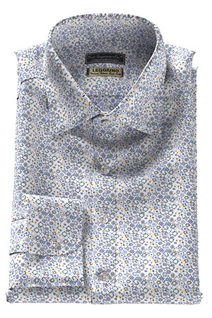 LEGGIUNO ブルー結晶柄(Y102791)LE-NEW