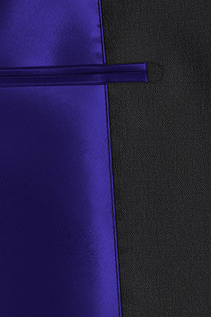 TAILORED WOOL ネイビー無地(MK102849)