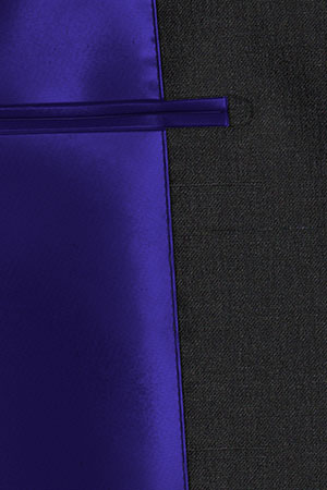 TAILORED WOOL チャコールグレー無地(MK102846)