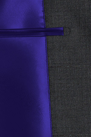 TAILORED WOOL グレー無地(MK102845)