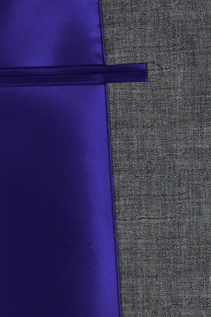 TAILORED WOOL ライトグレー無地(MK102844)