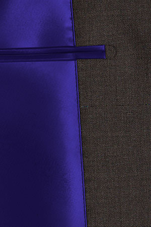 TAILORED WOOL ブラウン無地(MK102843)