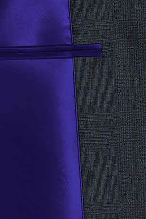 AIRLY COMFORT ネイビー グレンチェック(MK102842)