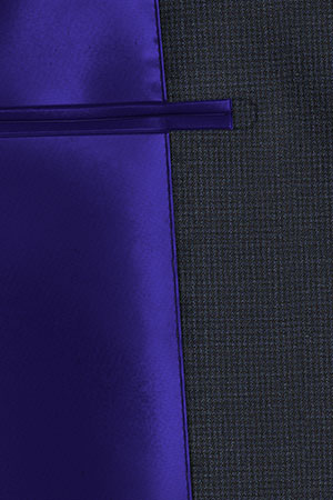 AIRLY COMFORT ネイビー マイクロチェック(MK102839)