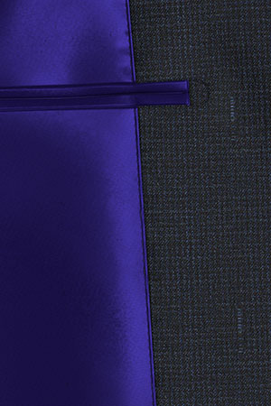 ACTIVE SUMMER COMFORT ネイビー マイクロチェック(MK102824)