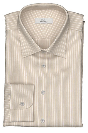 EURO SELECTION　ベージュ ドビーストライプ(Y102902)