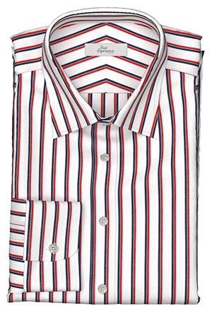 EURO SELECTION　ネイビー×レッド ダブルストライプ(Y102914)