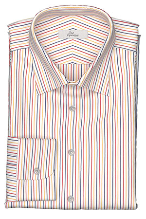 EURO SELECTION　ネイビー×レッド×イエロー マルチストライプ(Y102919)