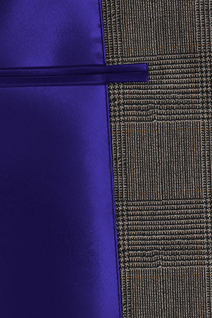 TAILORED WOOL ブラウン グレンチェック(MK102863)