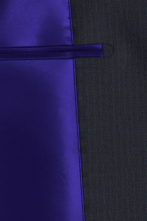 TAILORED WOOL ネイビーシャドーストライプ(MK102853)