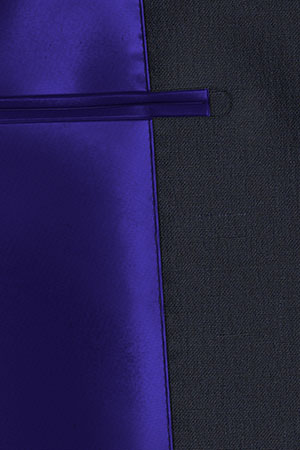 TAILORED WOOL ブライトネイビー無地(MK102847)