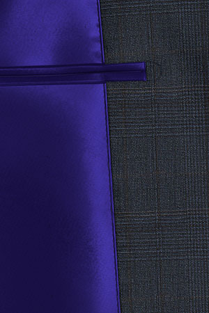 AIRLY COMFORT ネイビー グレンチェック(MK102842)