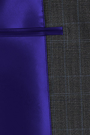 AIRLY COMFORT グレー グレンチェック(MK102841)