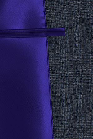 AIRLY COMFORT ネイビー グレンチェック(MK102840)