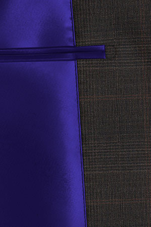 ACTIVE SUMMER COMFORT ブラウン グレンチェック(MK102828)