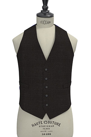 WOOL&LINEN　ブラウンネップ(MK102879)