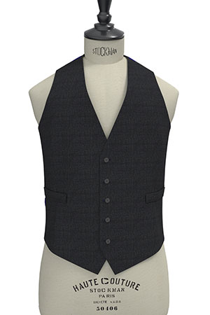 TAILORED WOOL グレー無地(MK102845)