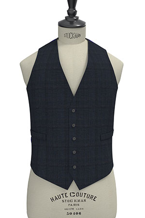 AIRLY COMFORT ネイビー グレンチェック(MK102842)