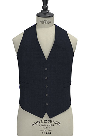 AIRLY COMFORT ネイビー マイクロチェック(MK102839)