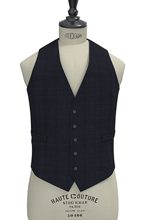 ACTIVE SUMMER COMFORT ネイビー グレンチェック(MK102830)