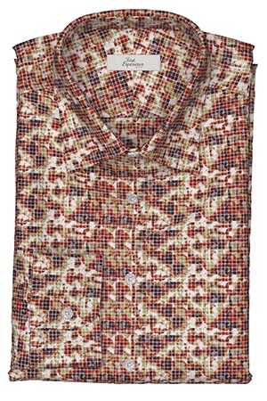 GATZNER ブラウン×グリーン柄× グラフチェック(Y103001)*NEW*