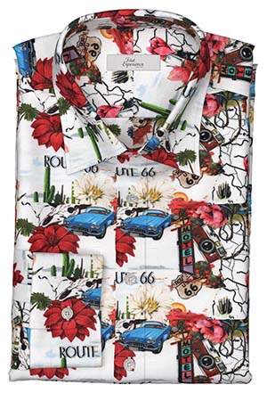 TEXTA フラワー＆カー＆ROUTE66(Y103012)*NEW*