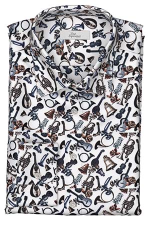 TEXTA 楽器柄プリント(Y103014)*NEW*