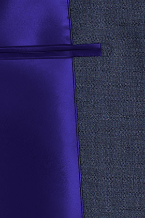 REDA STRECH アッシュネイビー無地(103062)