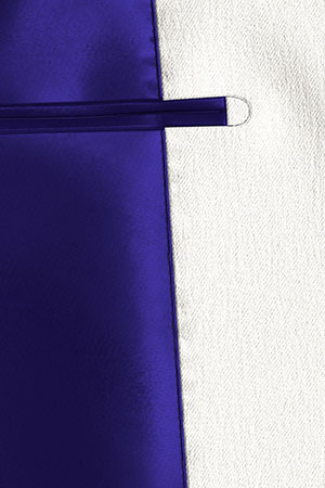 E.THOMAS COTTON ホワイトツイル(103115)