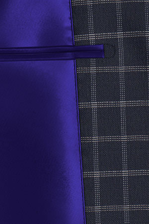 BASIC ネイビー格子(103139)