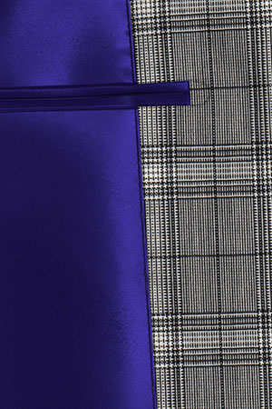 REDA Super120s グレー格子(103068)