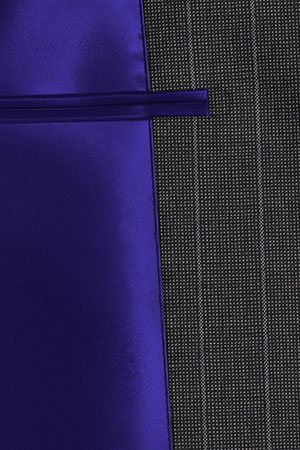 WAIN SHIELL グレー×ブルーストライプ(103094)