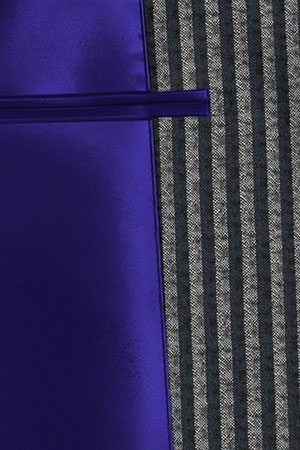 SUBALPINO STRECH ネイビーサッカー(103106)