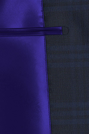 MARLANE ネイビー格子(103119)