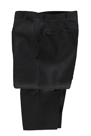 BRIGHT WOOL STRECH チャコールグレー格子(103165)